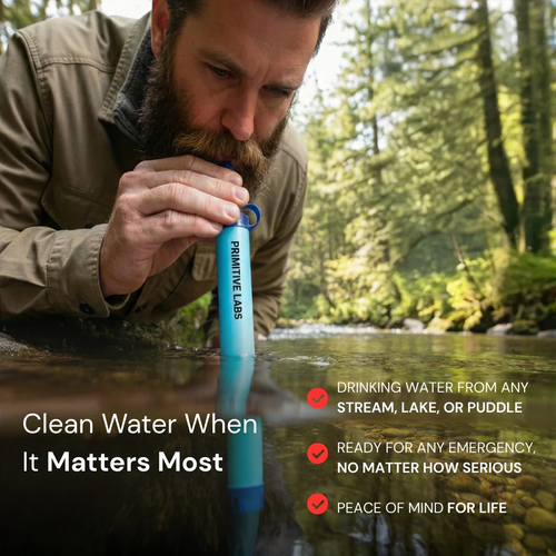 HYDRO-X1 Emergency Water Filter Straw